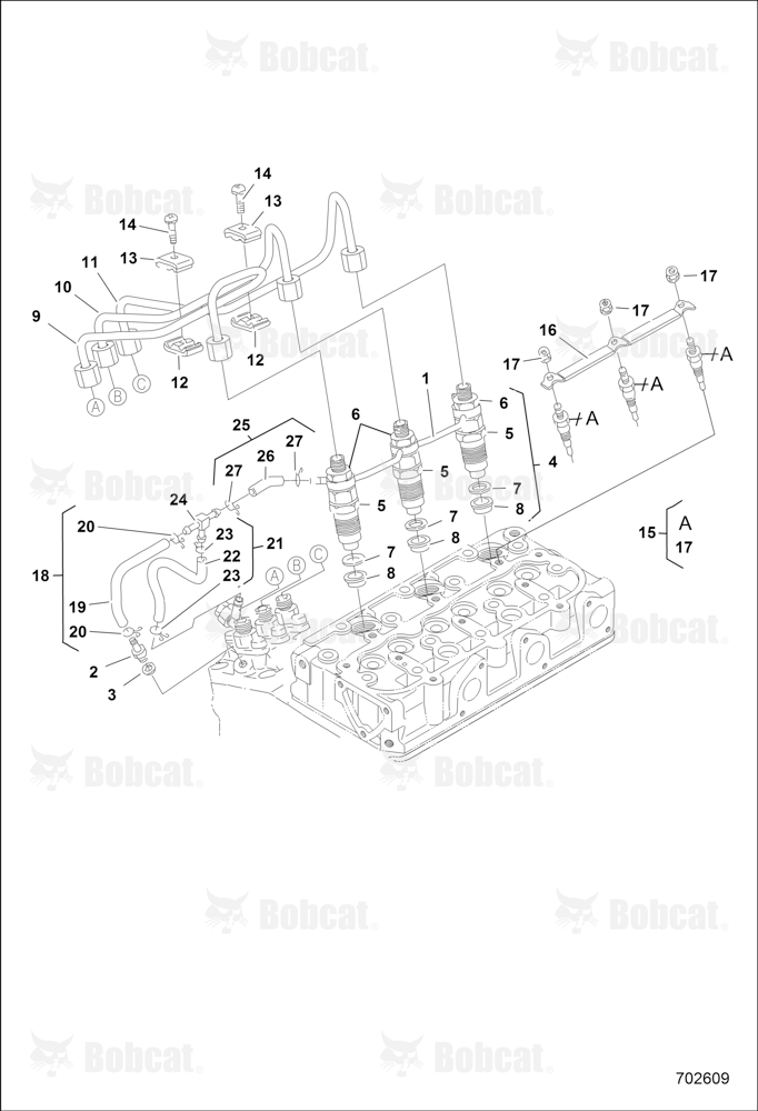 ENGINE, Nozzle Holder and Glow Plug