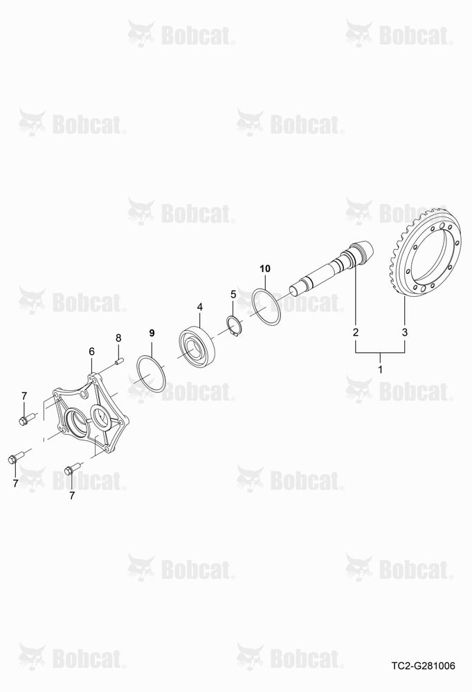 Spiral Bevel Pinion Shaft Group