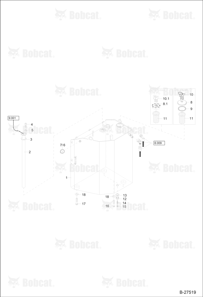 Fuel Tank (Engine S/N XXXX/0390 & Below)