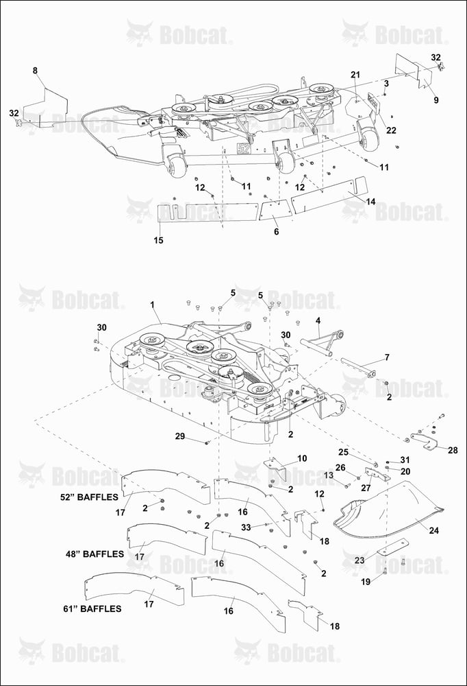 CHUTE, Baffles & Edges ASSY