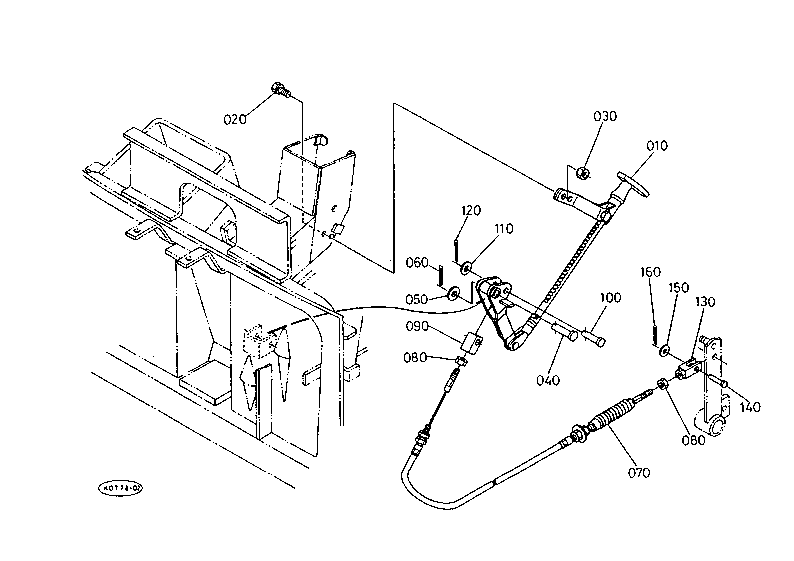Parking Brake Lever 2 With Cab