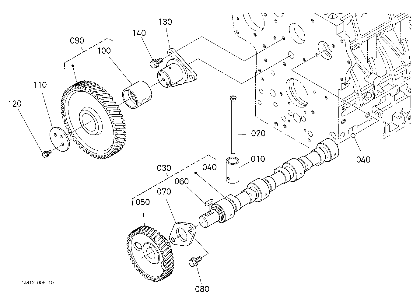 Camshaft And Idle Gear Shaft