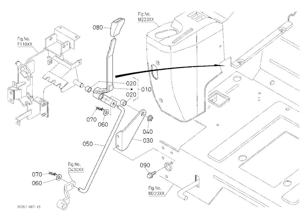 Range Gear Shift Lever