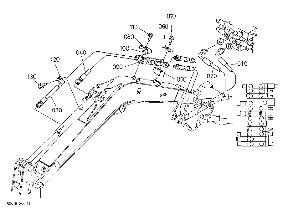 Oil Piping (Arm)
