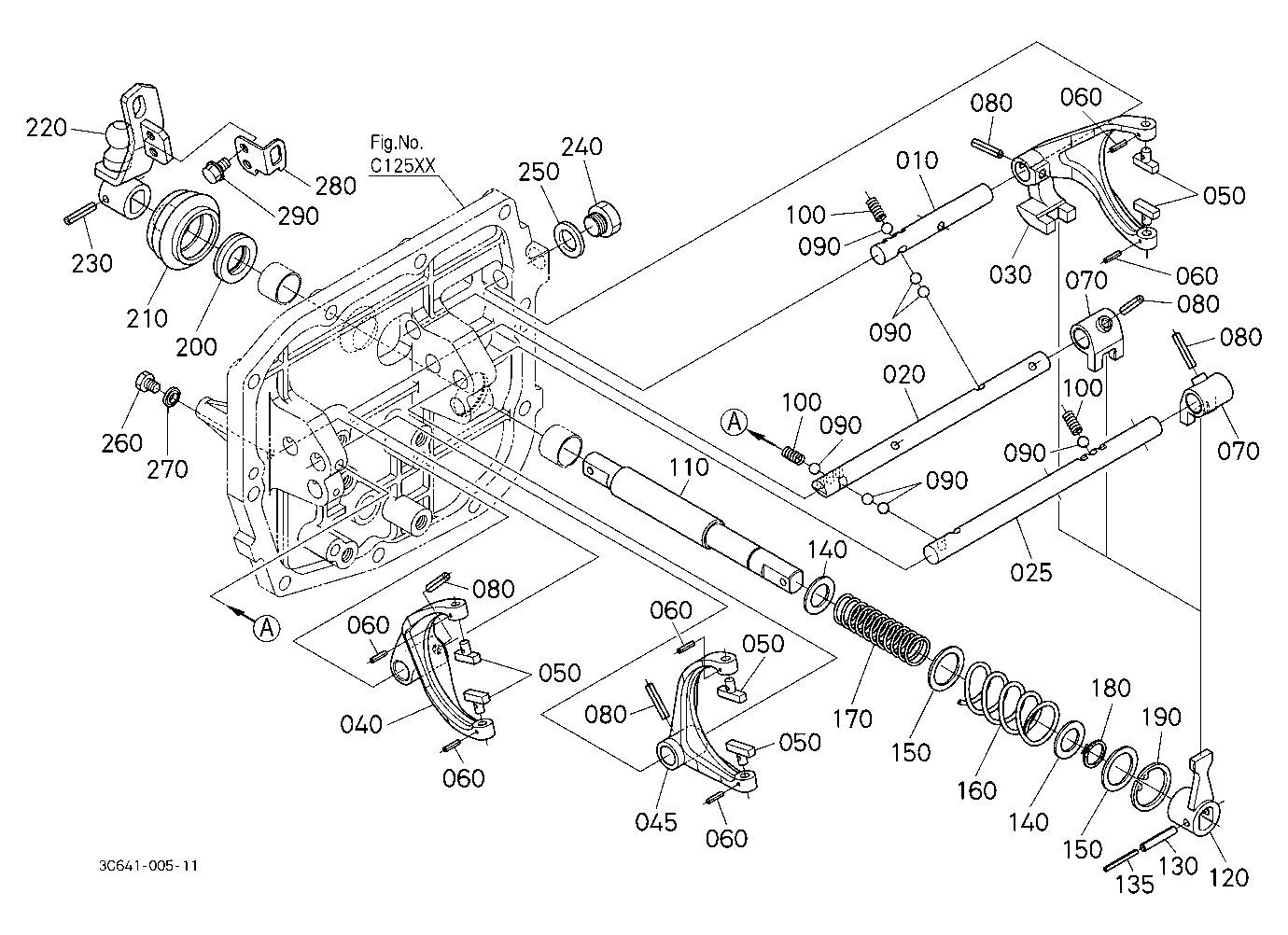 Main Gear Shift Fork