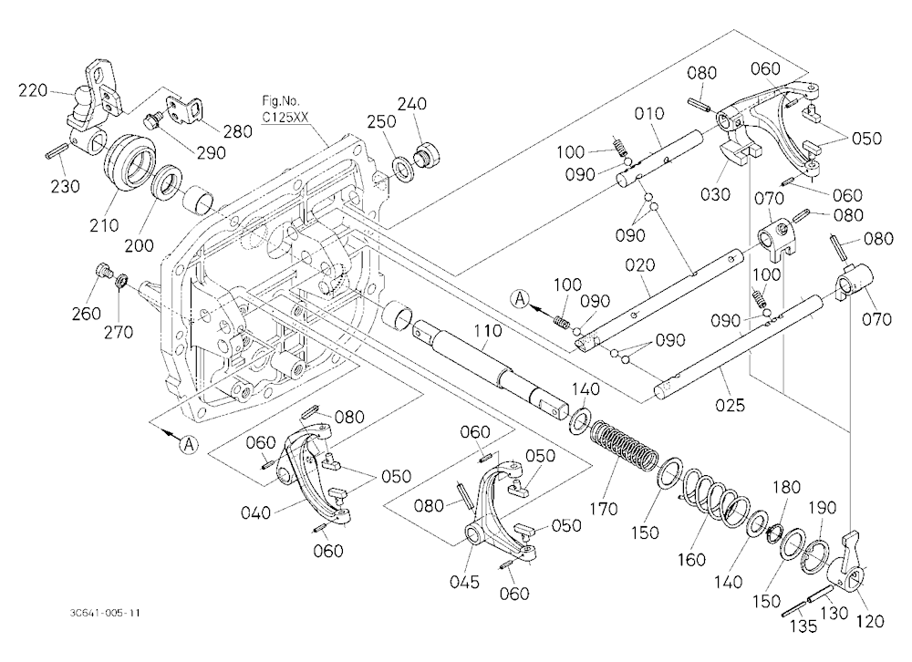 Main Gear Shift Fork