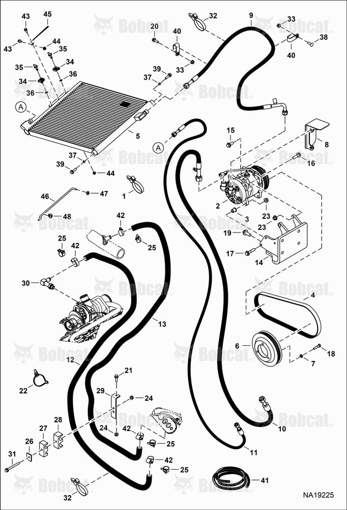 Engine & Attaching Parts (Heat & A/C Components)