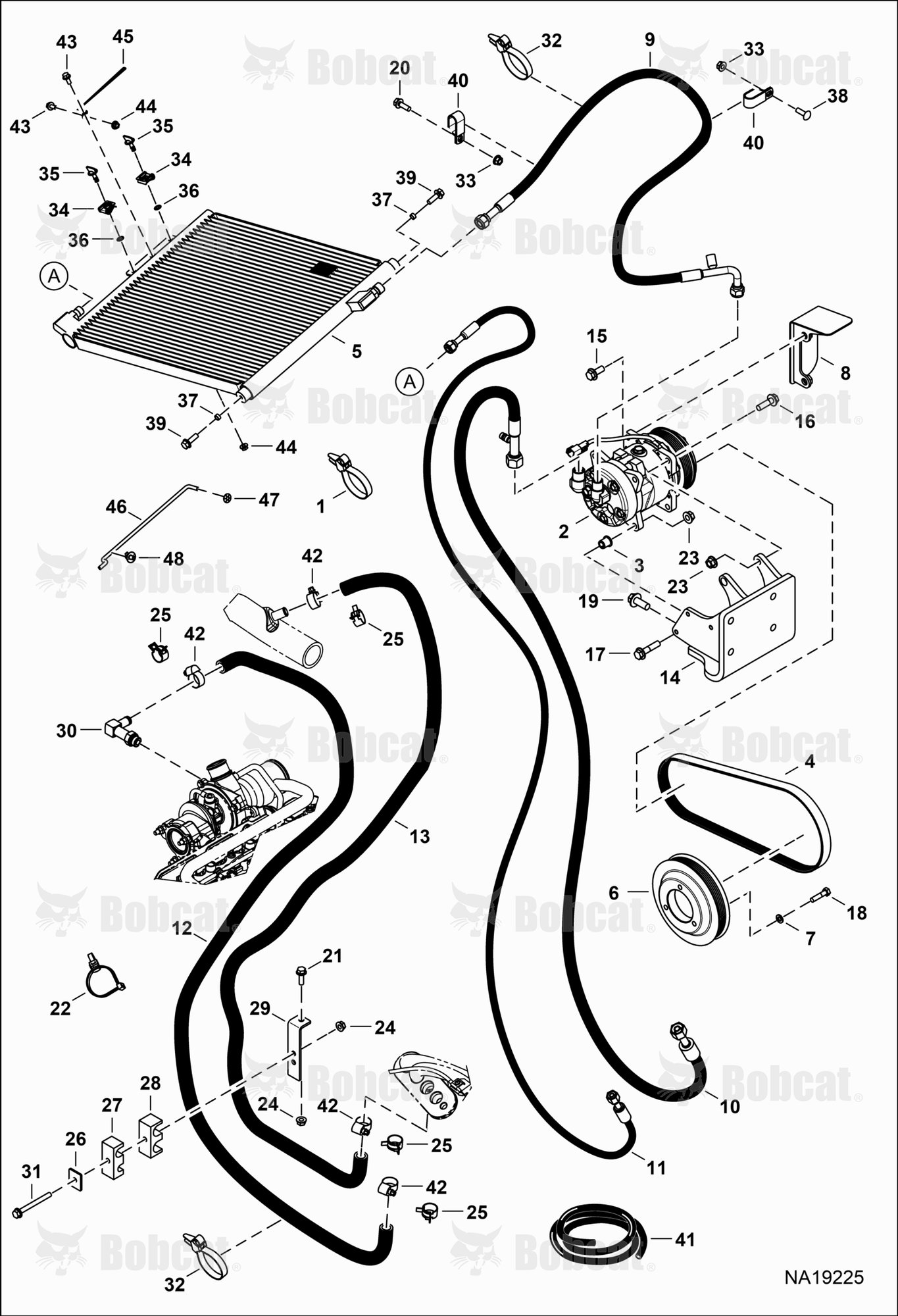 Engine & Attaching Parts (Heat & A/C Components)