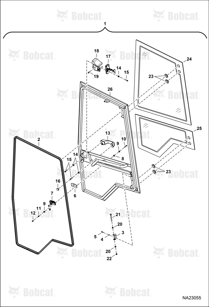 Operator CAB (RH Door Assembly)