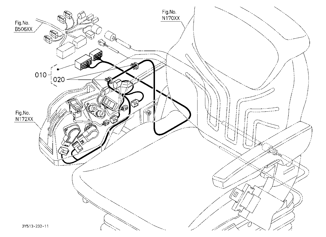 Electrical Wiring (Armrest)