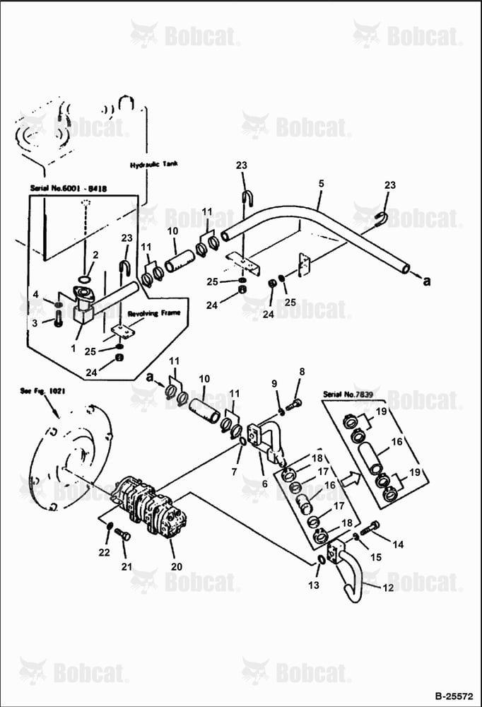 Hydraulic Piping (TANK TO PUMP)