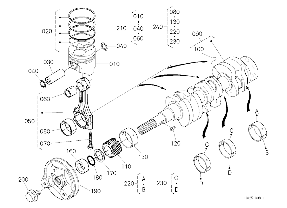Piston And Crankshaft