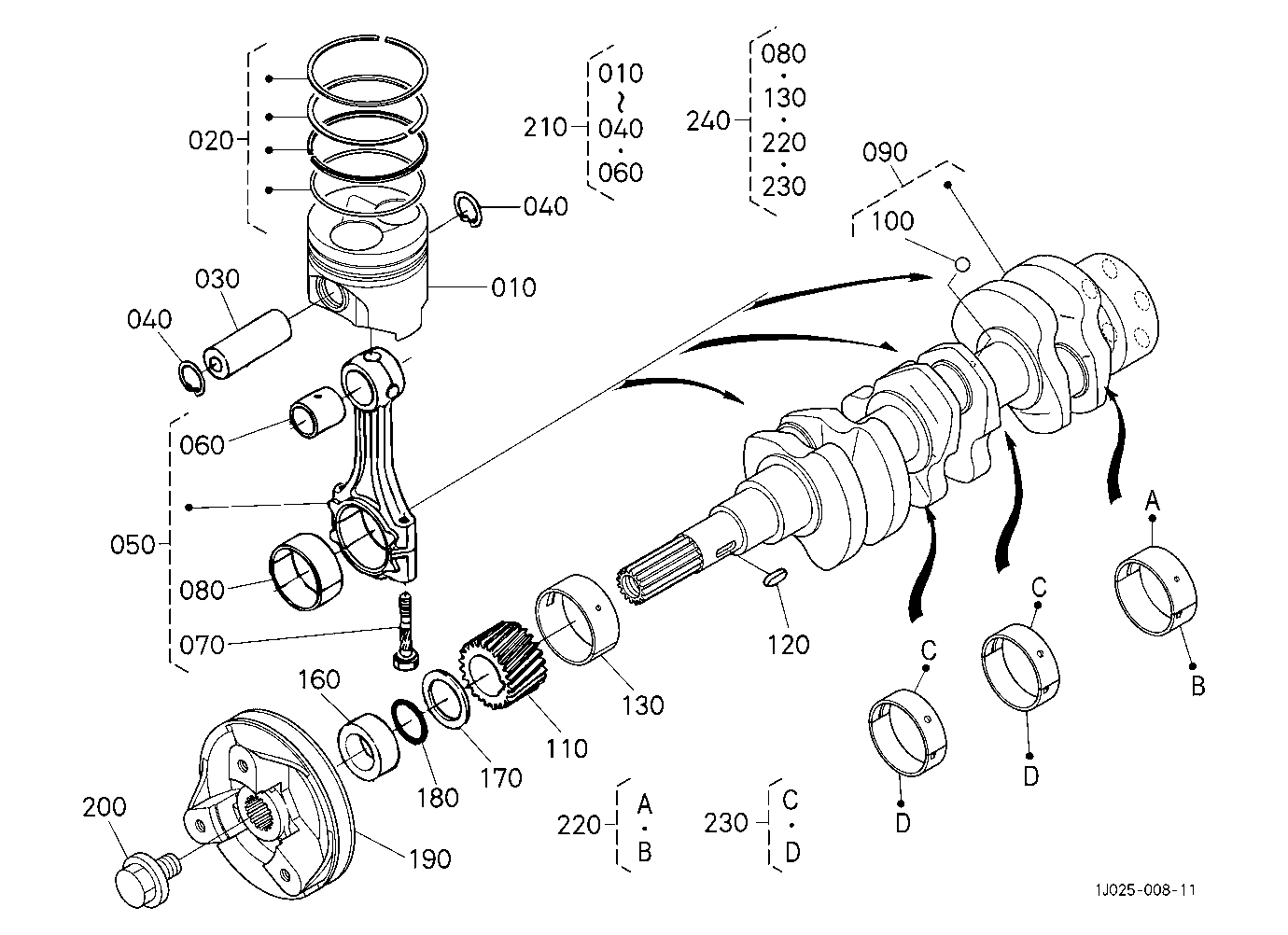 Piston And Crankshaft