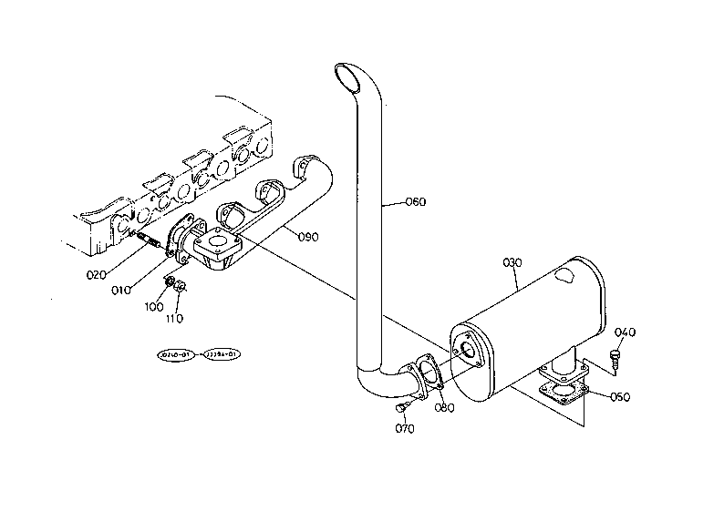 Exhaust Manifold And Muffler