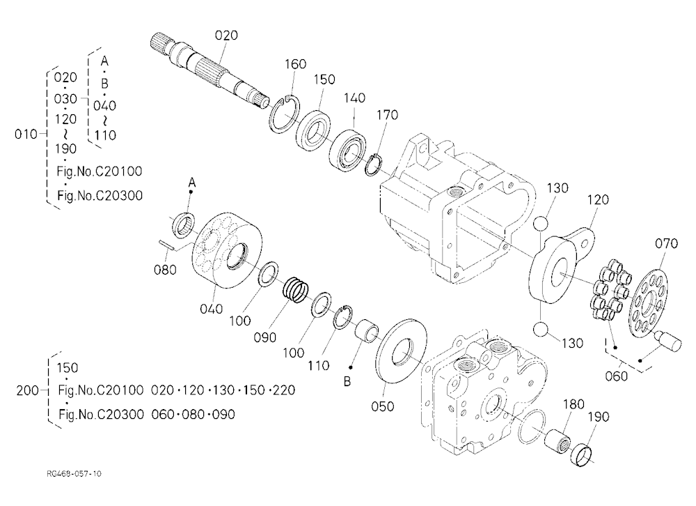 Piston Pump (Cylinder) [Component Parts]