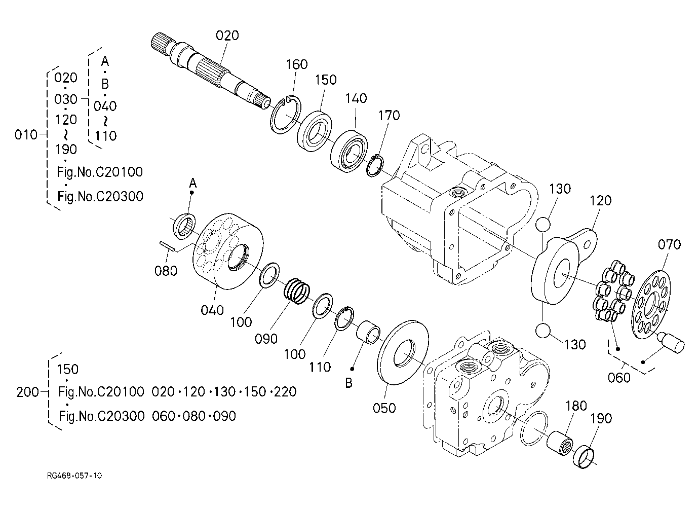 Piston Pump (Cylinder) [Component Parts]