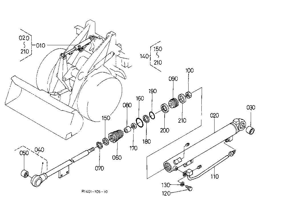 Tilt Cylinder [Conponent Parts]