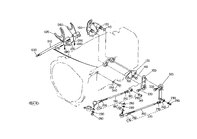 Main Gear Shift Fork [Synchro Mesh]