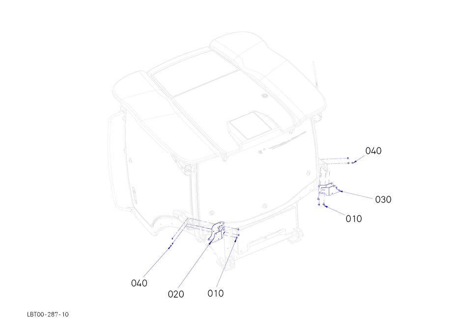 Exterior Light Mounting Bracket - Range 1