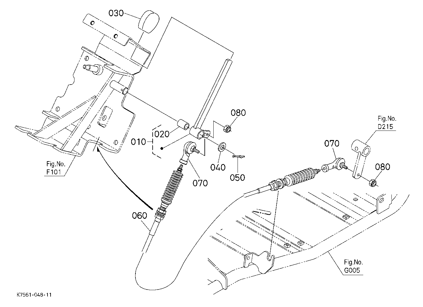 Front Wheel Drive Lever