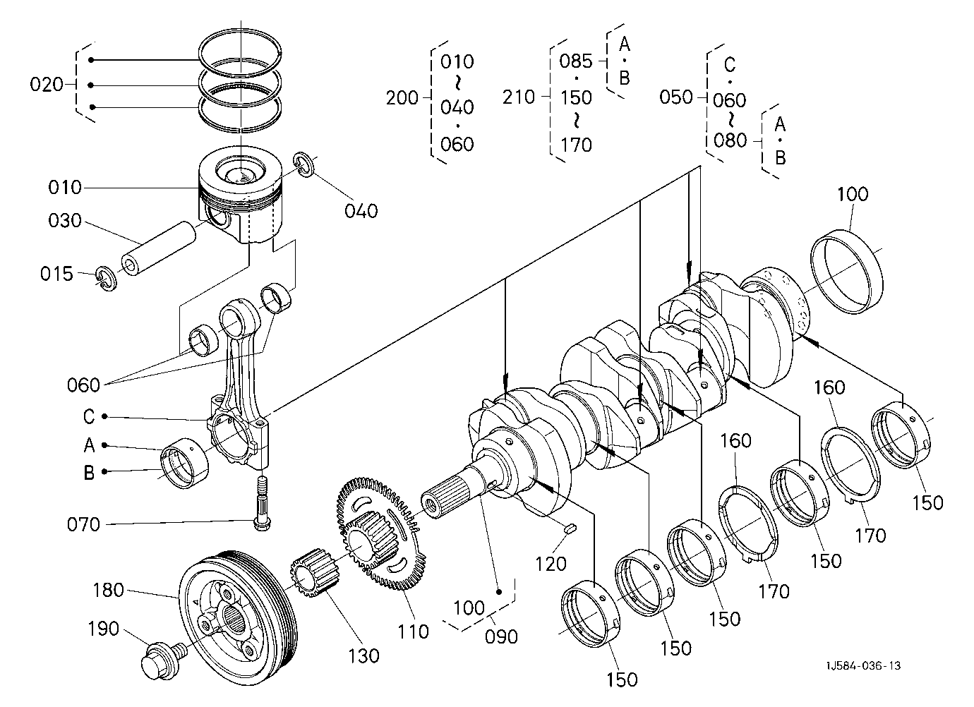 Piston And Crankshaft