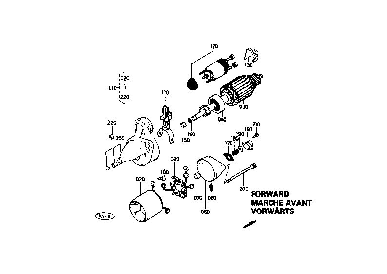Starter [Component Parts](Not For Reman Unit)