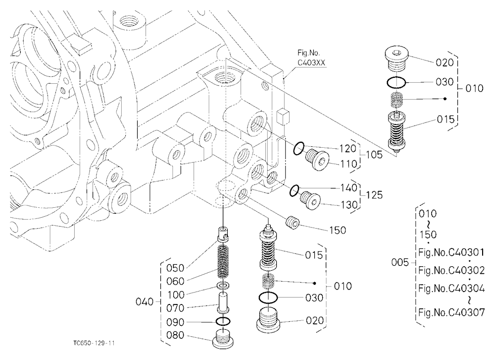 Hst (Relief Valve) [Component Parts]