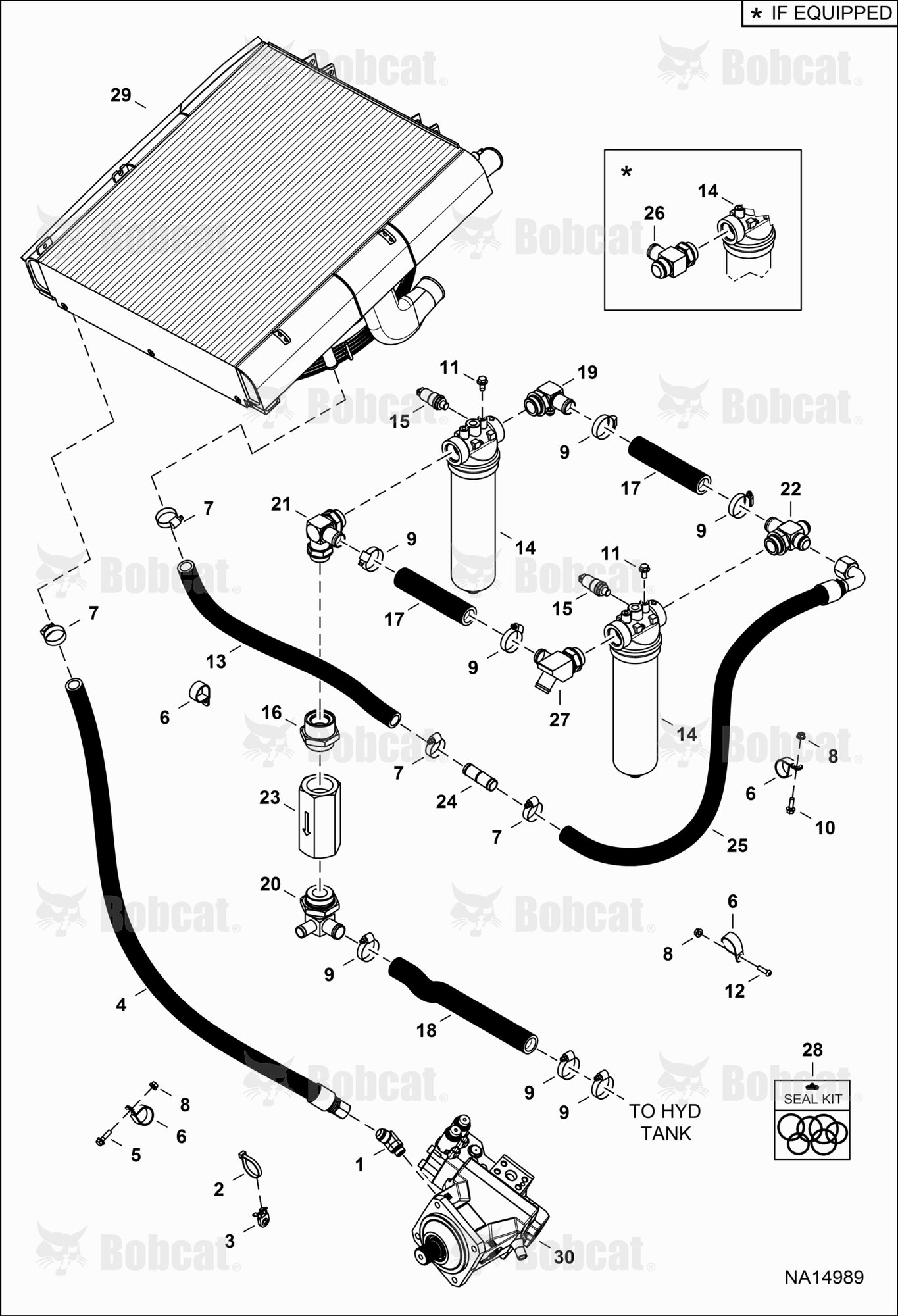 Hydrostatic Circuitry (Oil Cooling & Filtration)