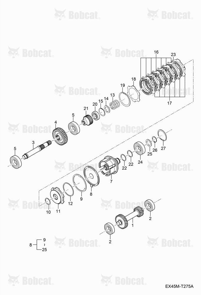 PTO Counter Shaft Group