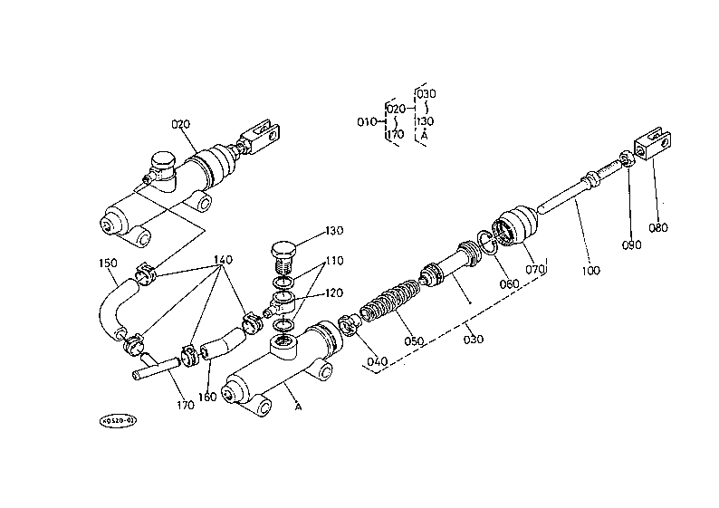 Master Cylinder W/O Cab [Component Parts]
