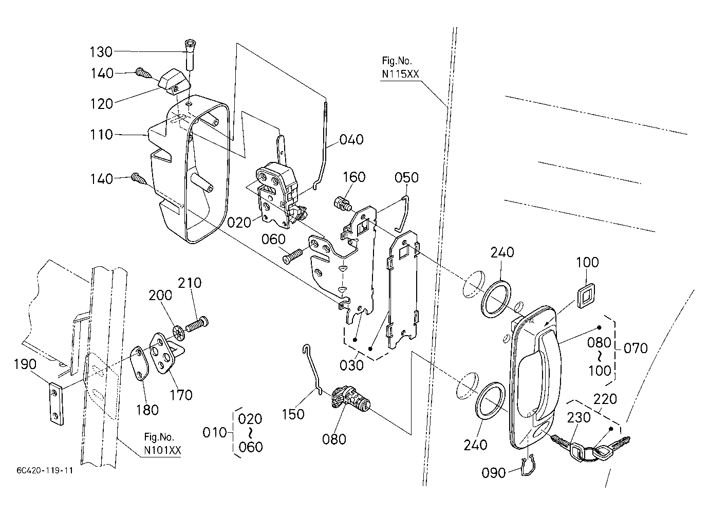 Door Lock Lh