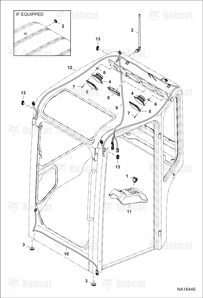 CAB Electrical Circuitry (LED) B3NR13004 & Above