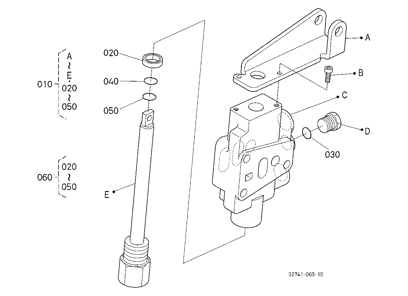 Auxiliary Control Valve [Comp.Parts] (W/G No.B8028