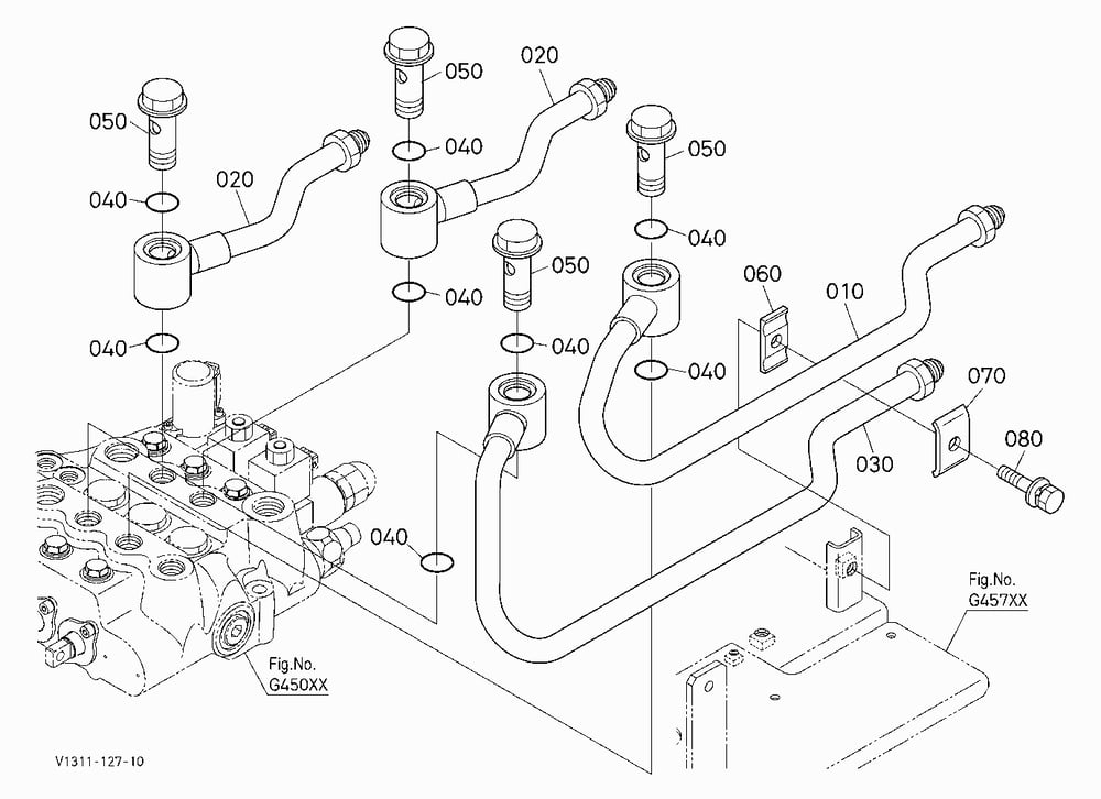 OIL PIPING (CONTROL VALVE)