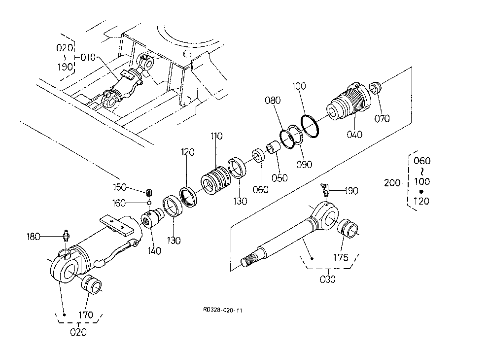 Blade Cylinder And Component Parts