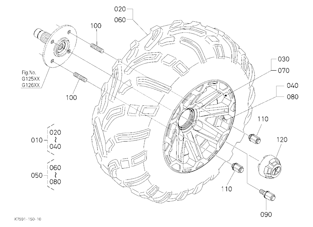 Front Wheel (25*10-12)