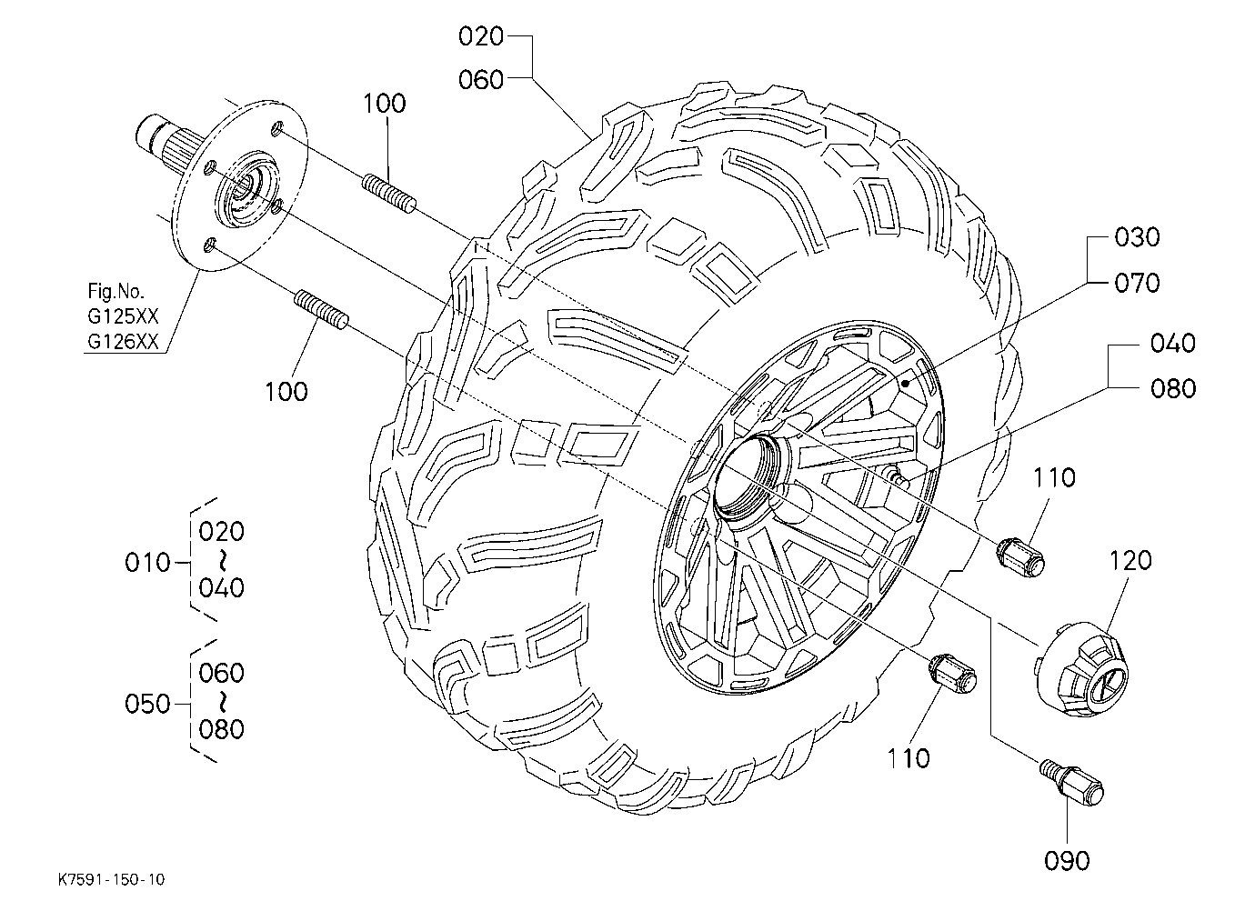 Front Wheel (25*10-12)