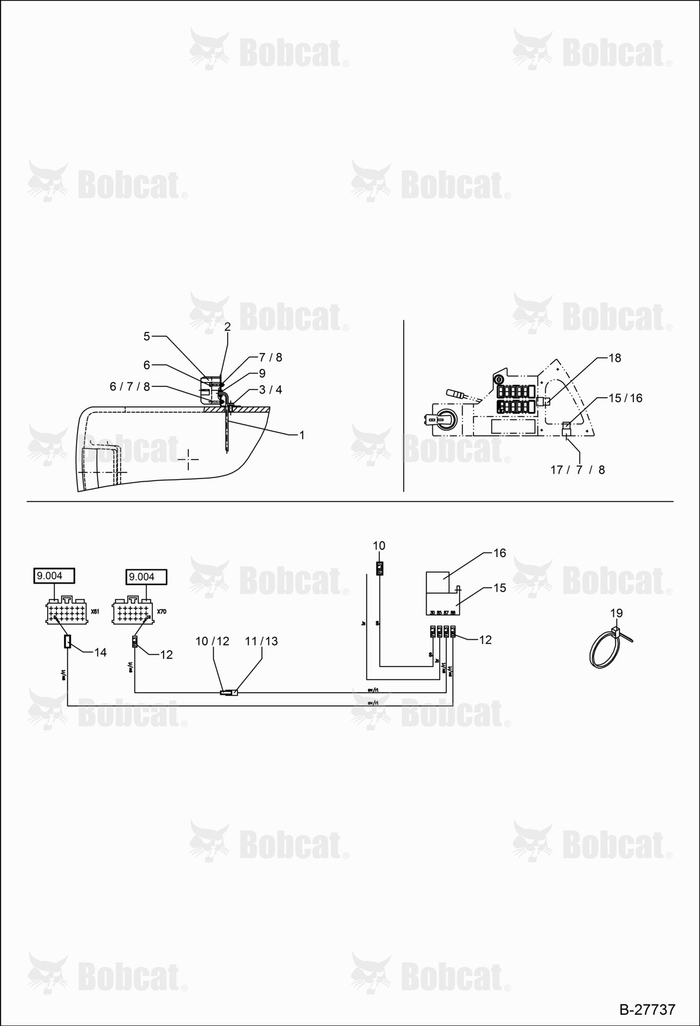 Electric Installation - Female Plug 7 Pins AT Rear