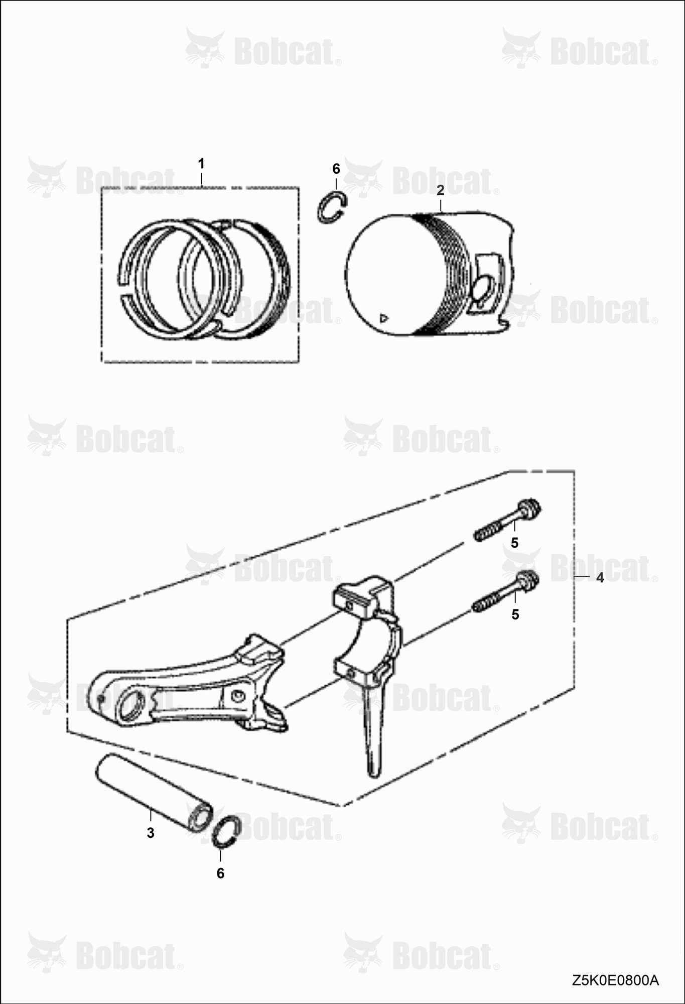 Connecting ROD/PISTON