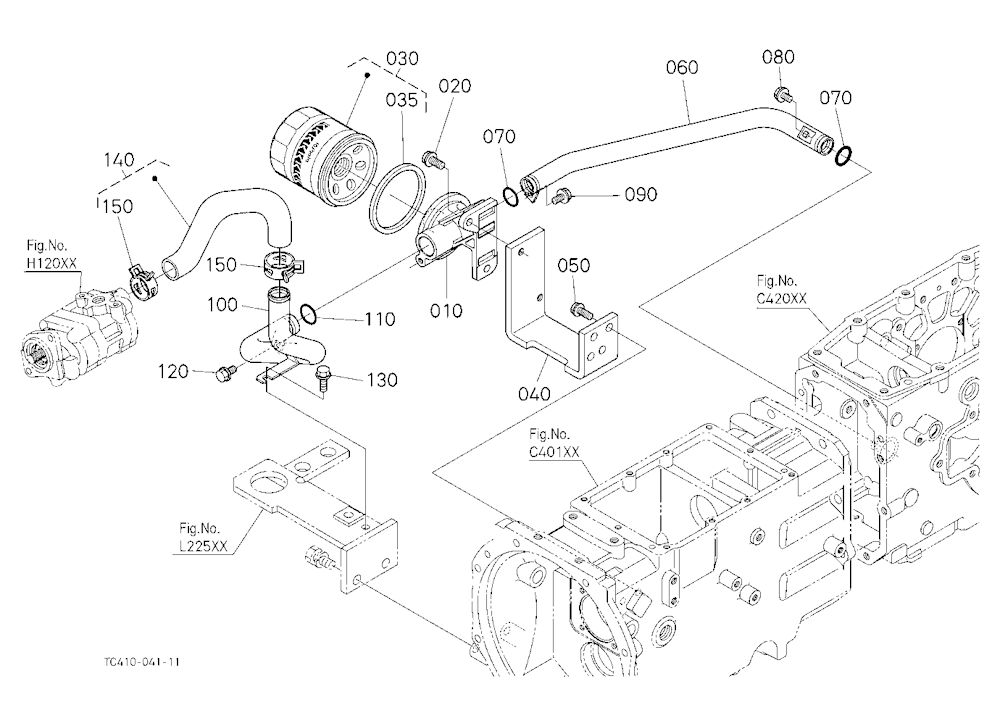 Hydraulic Oil Line (Inlet)