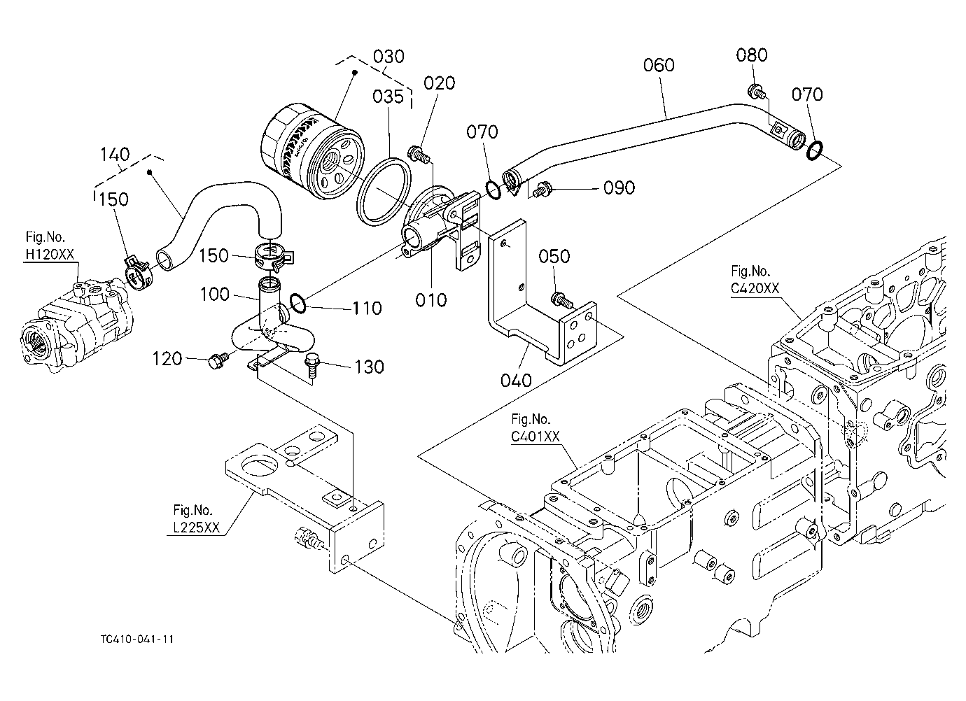 Hydraulic Oil Line (Inlet)