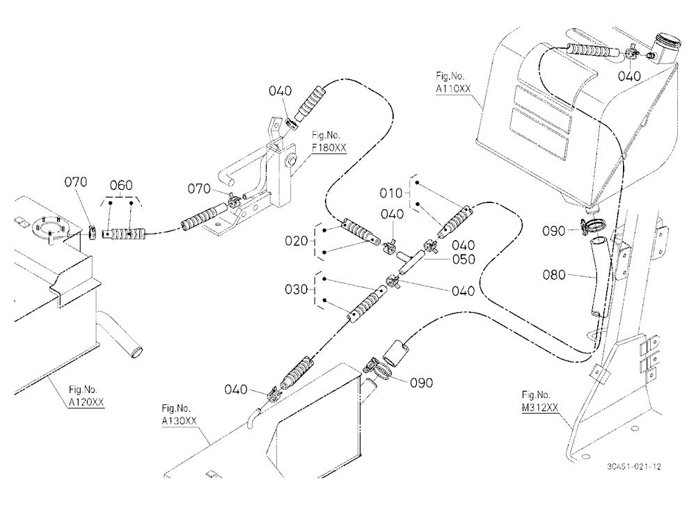 Fuel Pipe (Rear)