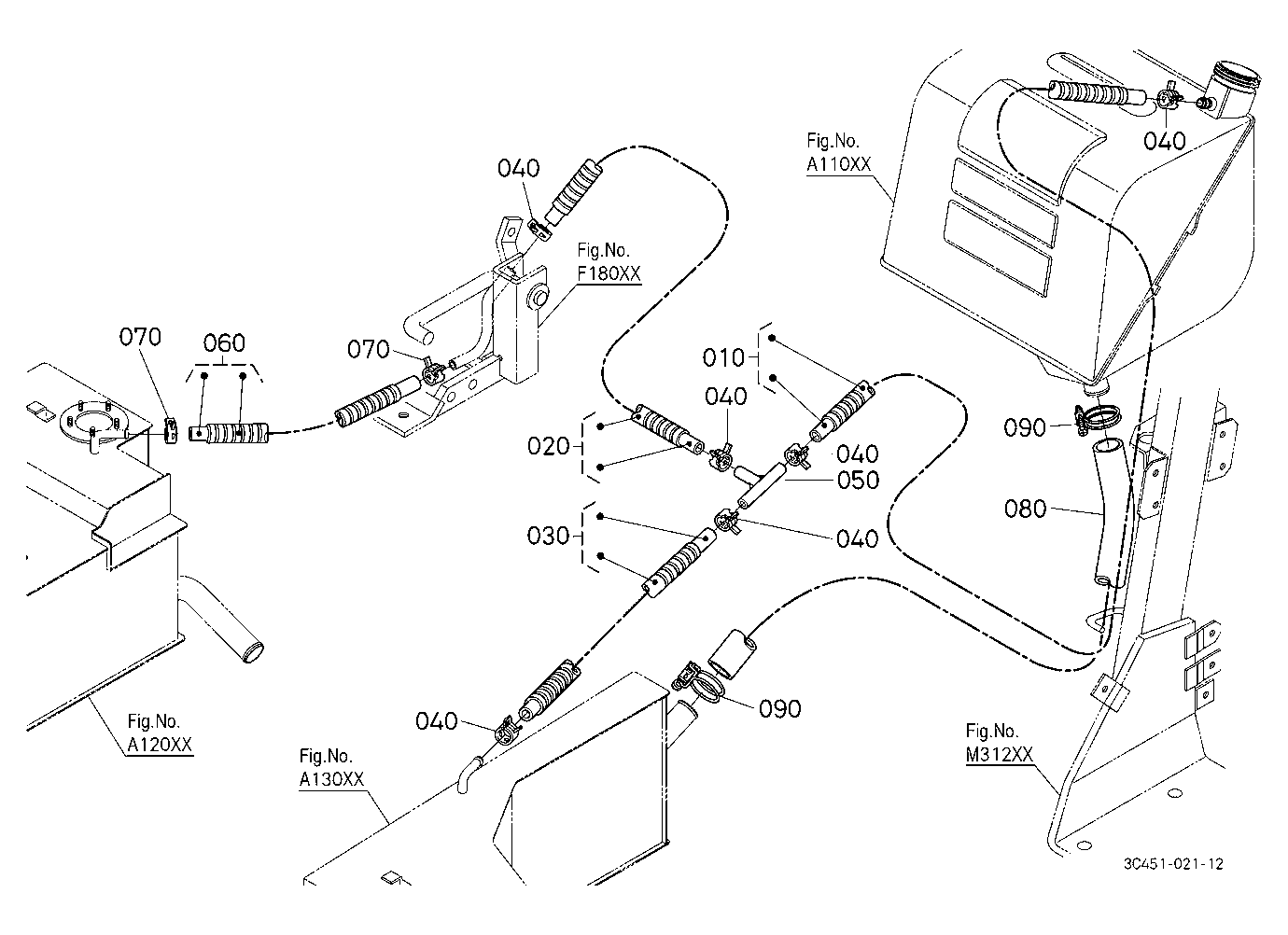 Fuel Pipe (Rear)