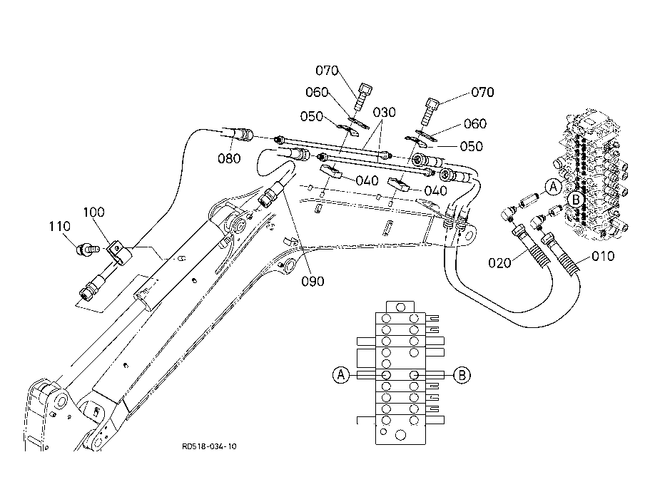Oil Piping (Arm)