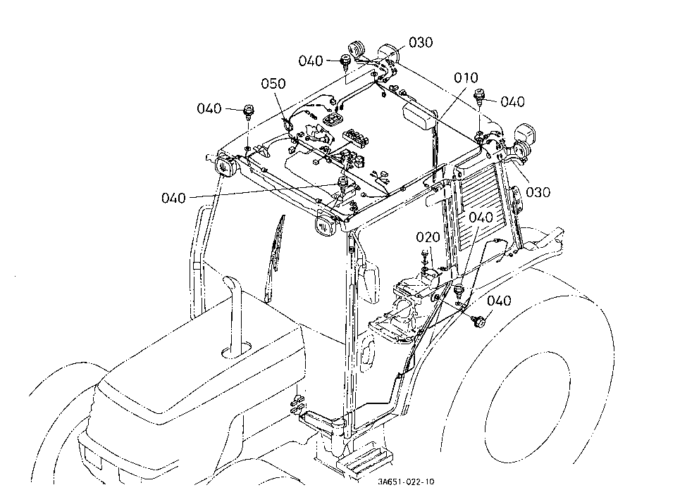 Electrical Wiring (Cab) [Ca] [Old Type]