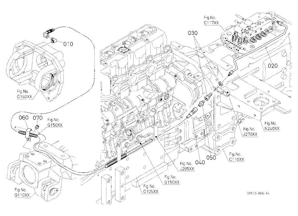 Hydraulic Oil Line (Front Differential) [Dtsc]