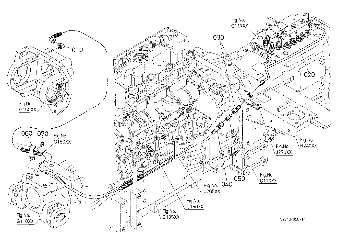 Hydraulic Oil Line (Front Differential) [Dtsc]