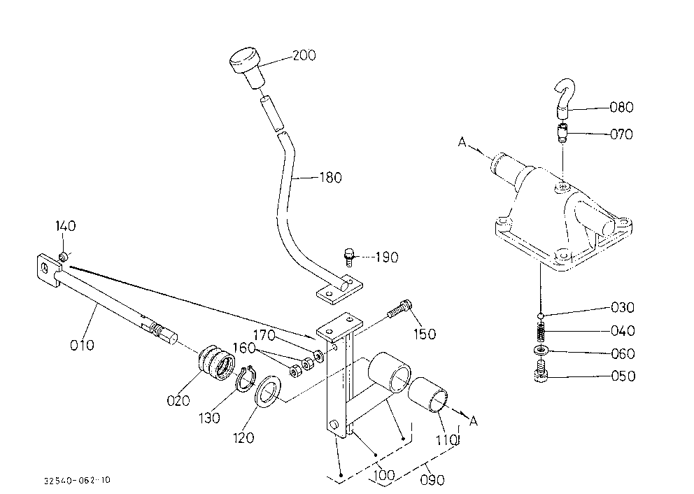 Main Gear Shift Lever