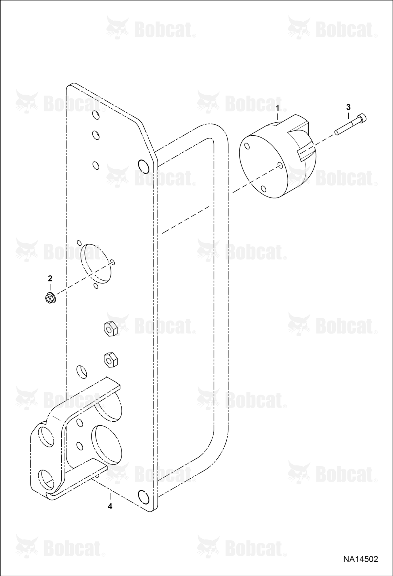Rear Electric Plug  B41N16001 & Above, B41P16001 & Above