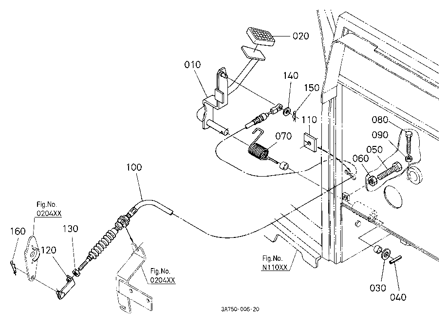 Accelerator Pedal [Cab Type]